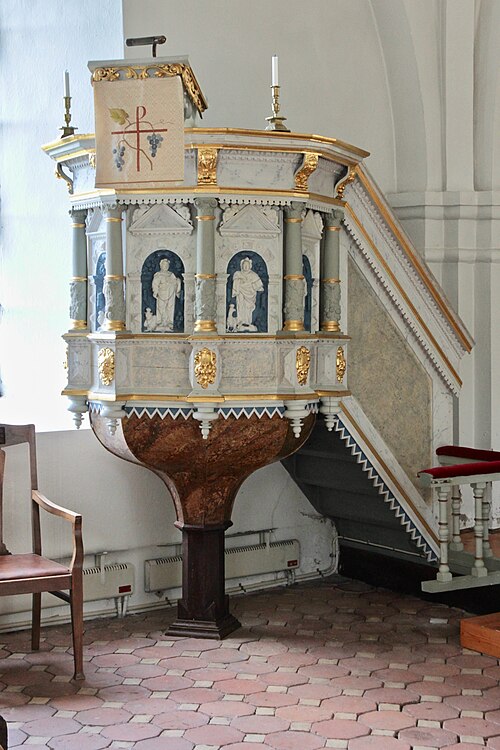 Katslösa kyrka, interno