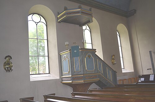 Malexanders kyrka, interno