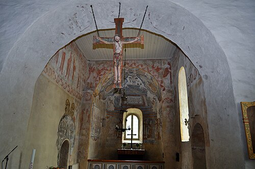 Myresjö gamla kyrka, interno