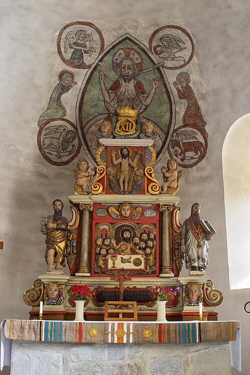 Hemse kyrka, intérieur