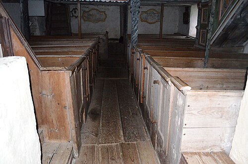 Suntaks gamla kyrka, interno