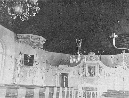 Svartrå kyrka, interno