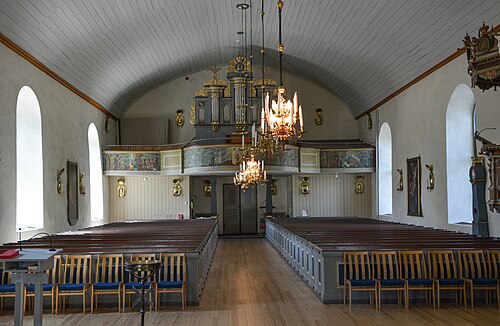 Åseda kyrka, interno