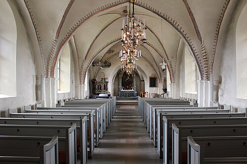 Söndrums kyrka, interno