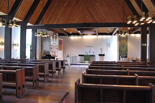 Teleborgs kyrka, interno