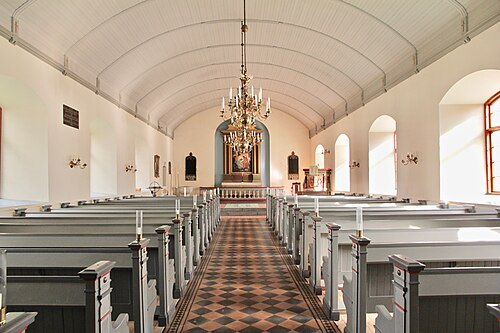 Slimminge kyrka, intérieur