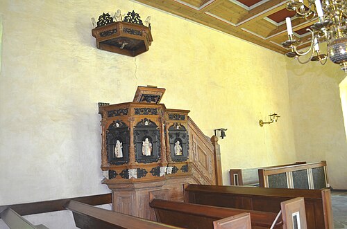 Strå kyrka, intérieur