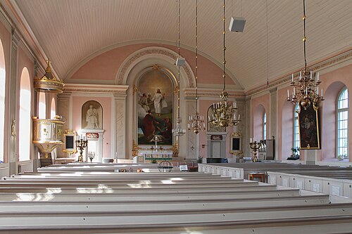 Tingsås kyrka, interno