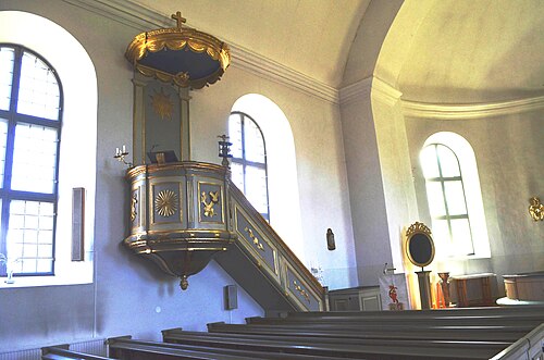 Väderstads kyrka, interno