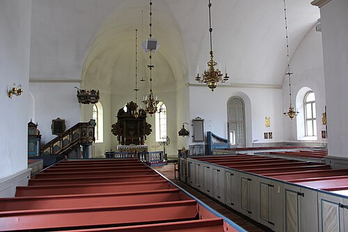 Ivetofta kyrka, intérieur