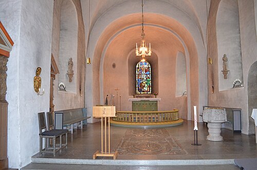 Sankt Olofs kyrka, interno