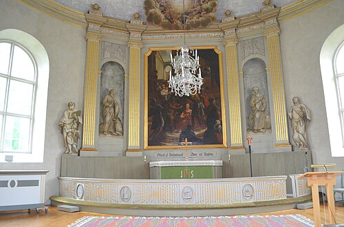 Sunds kyrka, interno