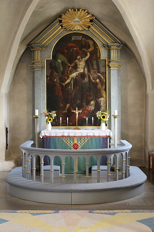 Söndrums kyrka, interno