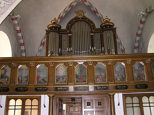 Vittskövle kyrka, intérieur