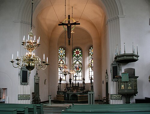 Gränna kyrka, interno