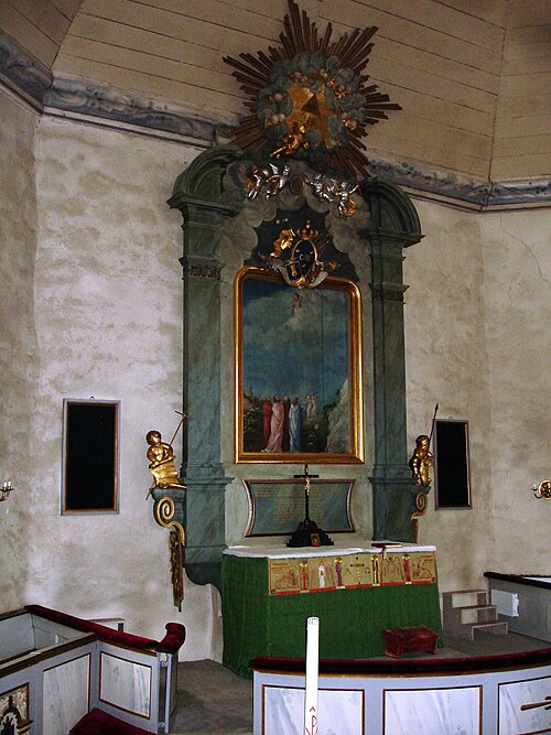 Norra Vi kyrka, interno