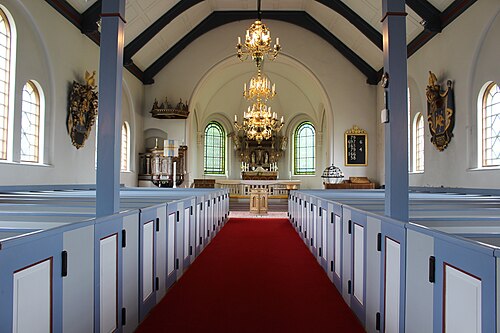 Skånes Fagerhult kyrka, interno