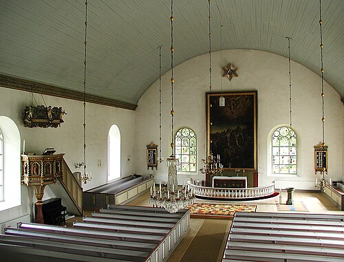 Algutsboda kyrka, intérieur