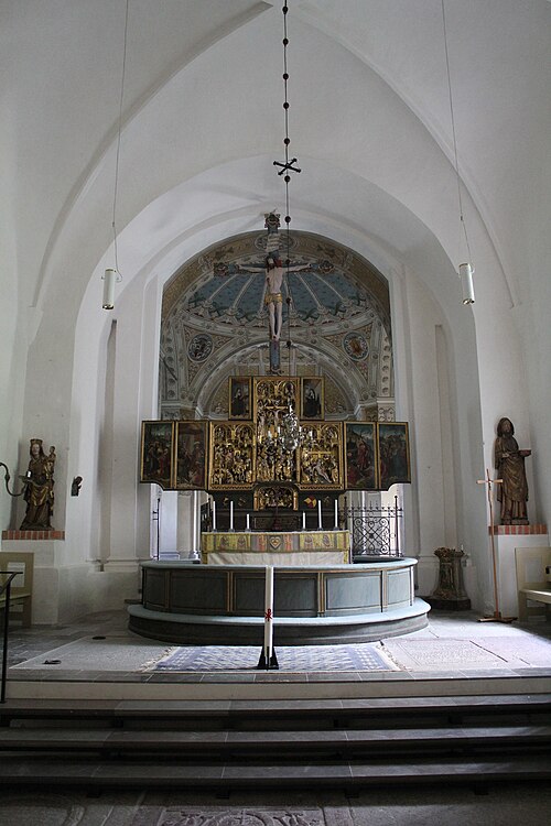 Veckholms kyrka, interno