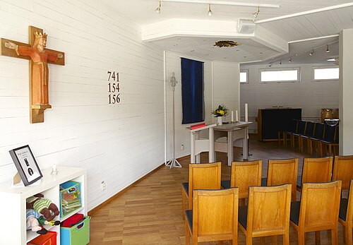 Bagarmossens kyrka, interno