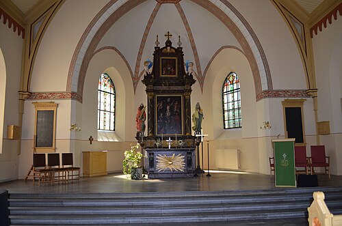 Björkviks kyrka, interno