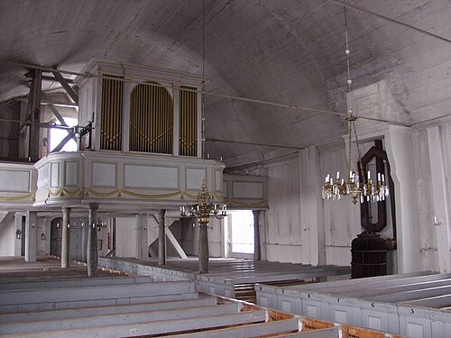Envikens gamla kyrka, interno