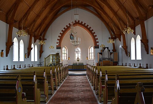 Hasslö kyrka, intérieur