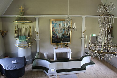 Ingarö kyrka, interno