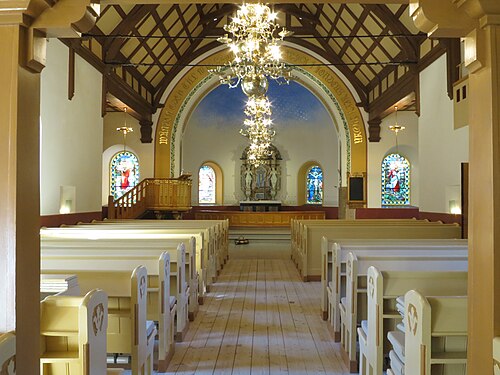 Järsnäs kyrka, interno