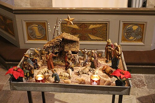 Lagga kyrka, interno