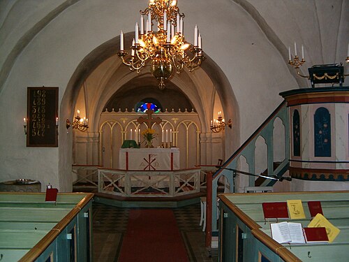 Stenestad kyrka, intérieur