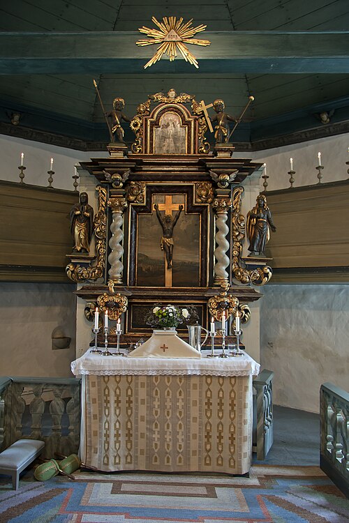Partille kyrka, interno