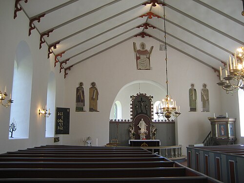 Hörröds kyrka, interno