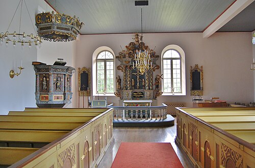Nävelsjö kyrka, interno