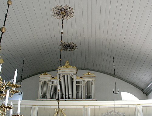 Alböke kyrka, interno