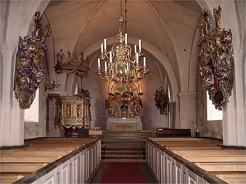 Låssa kyrka, interno