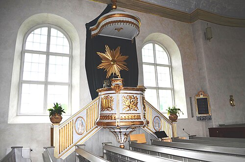 Sunds kyrka, interno