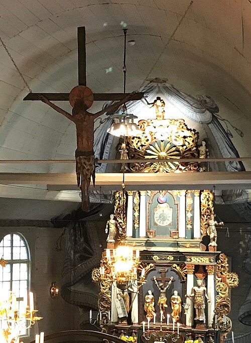 Visnums kyrka, interno