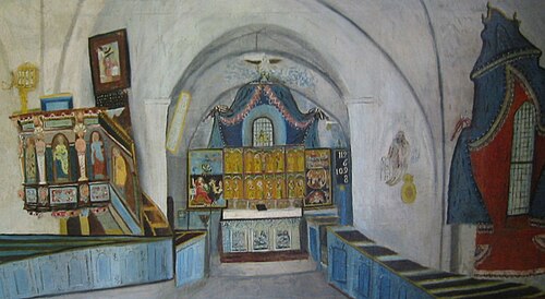 Appuna kyrka, intérieur