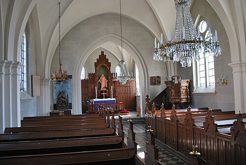 Arrie kyrka, interno