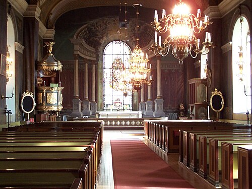 Hudiksvalls kyrka, intérieur