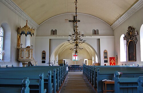 Ljungby kyrka, interno