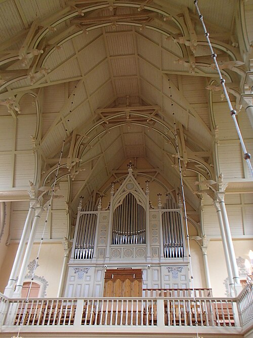 Ovikens nya kyrka, interno