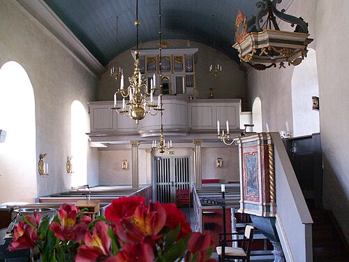 Egby kyrka, intérieur
