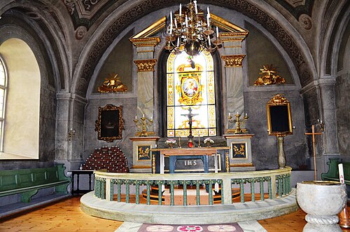 Fläckebo kyrka, intérieur