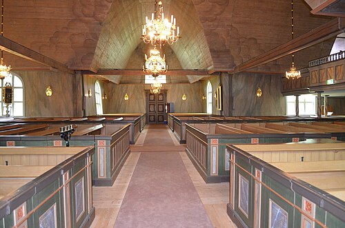Hällefors kyrka, interno