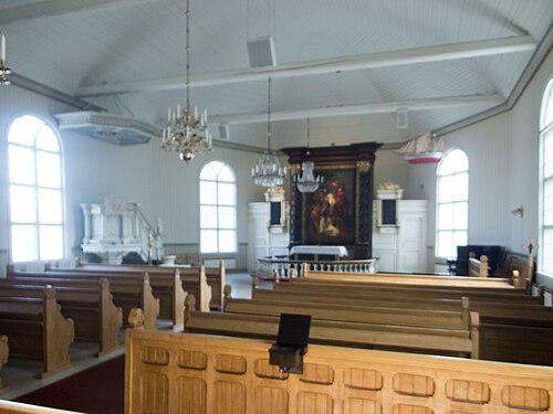 Malmöns kyrka, interno