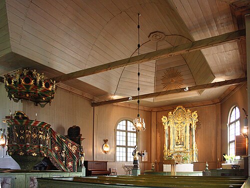 Nordmarks kyrka, intérieur