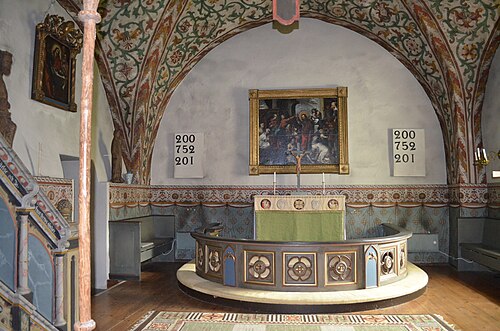Torpa kyrka, interno