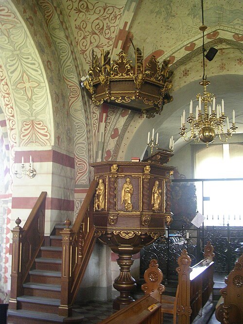 Vittskövle kyrka, intérieur